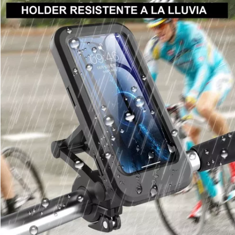 Soporte De Celular Para Moto Y Bicicleta Estuche Impermeable