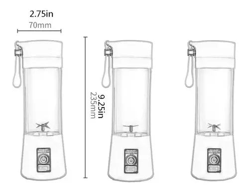 Vaso Licuadora Portátil Recargable Usb 3 En 1