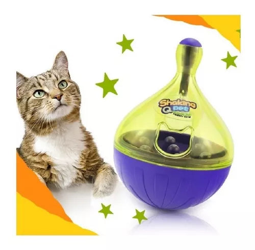 Juguete pelota interactiva para gatos - portasnacks