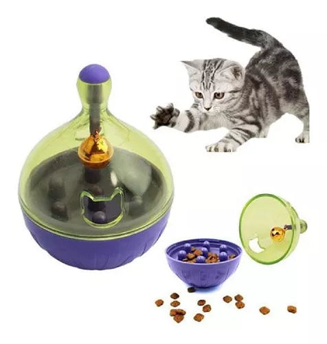 Juguete pelota interactiva para gatos - portasnacks