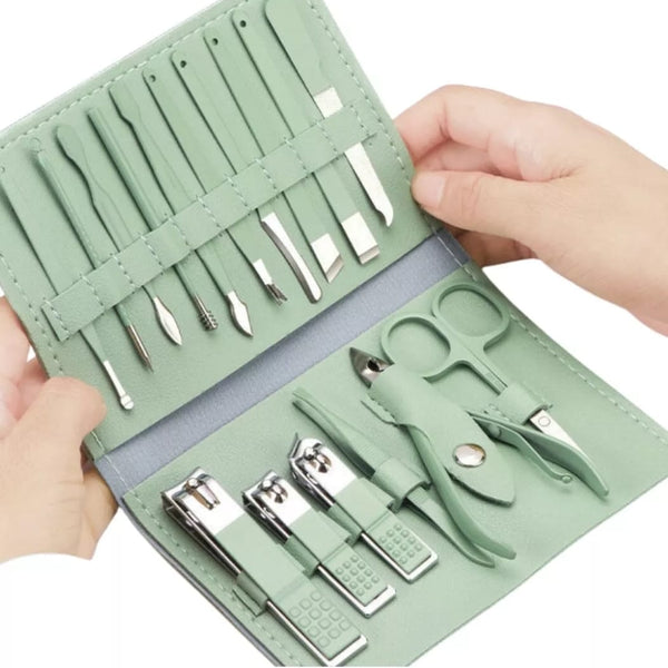 Kit Manicure Pedicure-Depilacion Facial 16 PZ