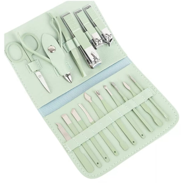 Kit Manicure Pedicure-Depilacion Facial 16 PZ